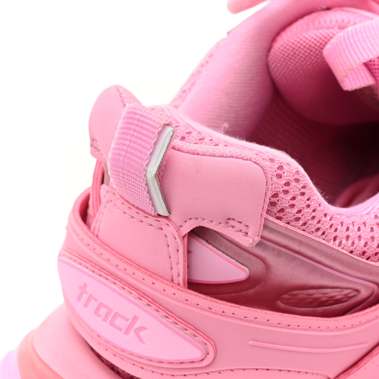 Balenciaga Mesh Nylon Womens Track Sneakers 41 Pink 11 of 12