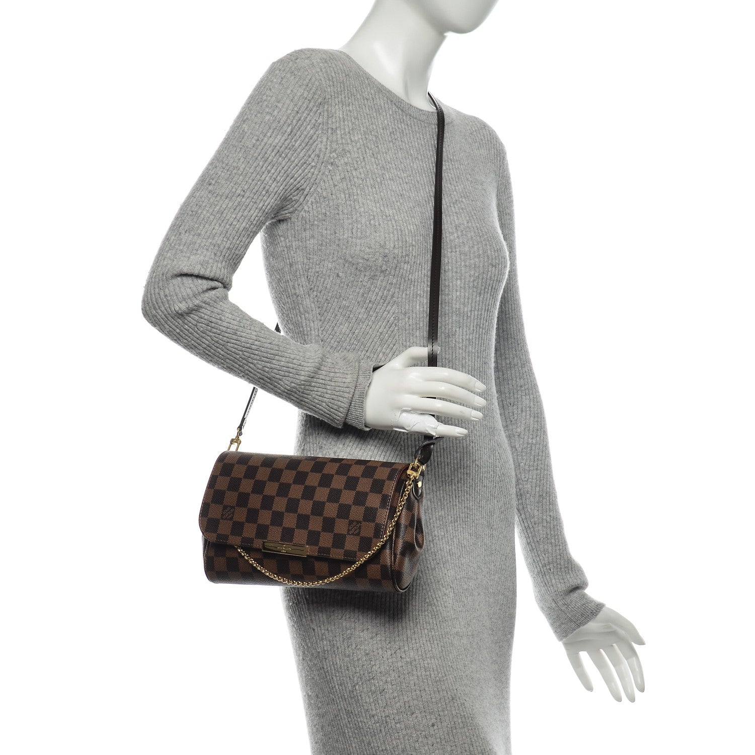 Louis Vuitton Damier Ebene Favorite MM 2 of 6