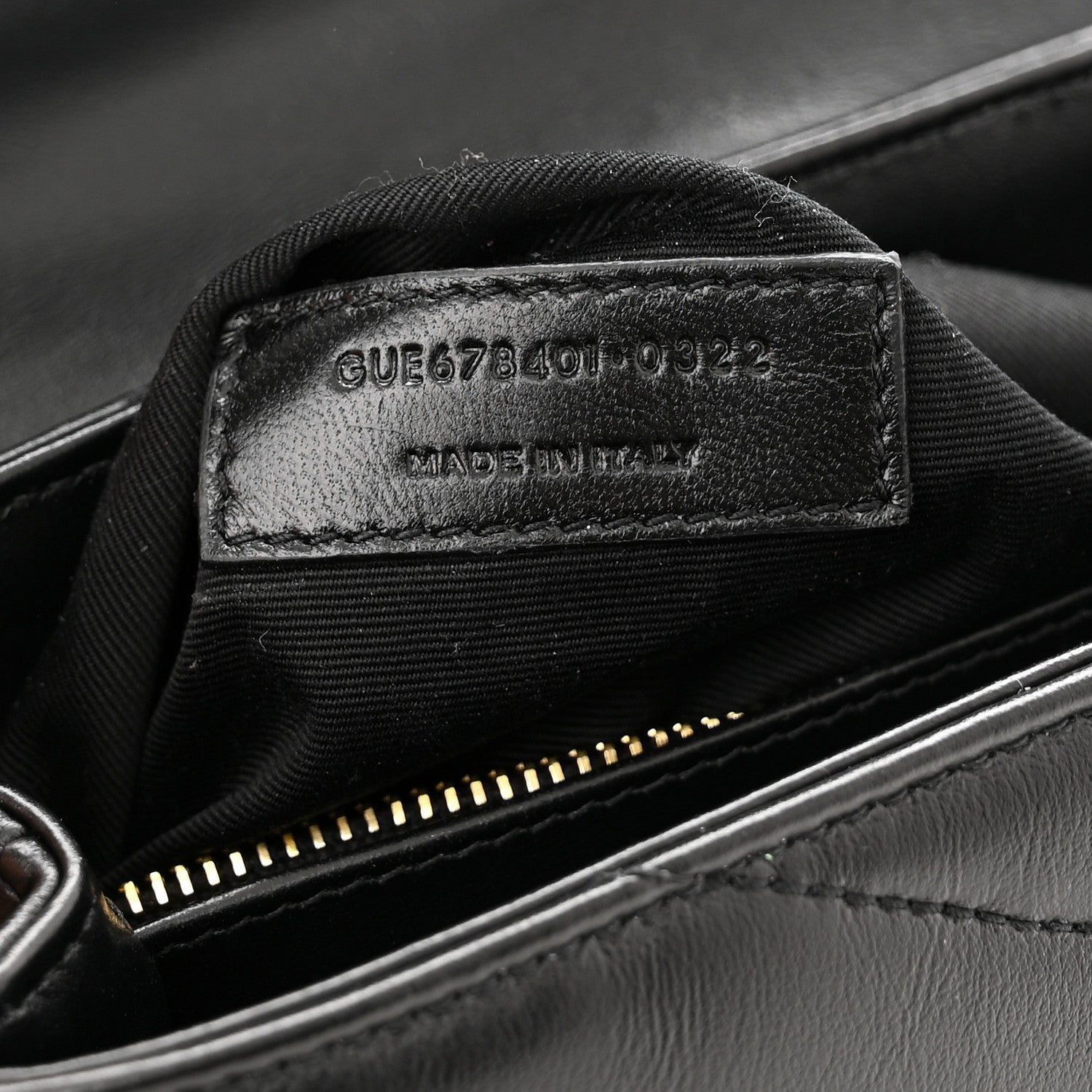 Saint Laurent Calfskin Y Quilted Monogram Toy Loulou Crossbody Bag Black 7 of 12