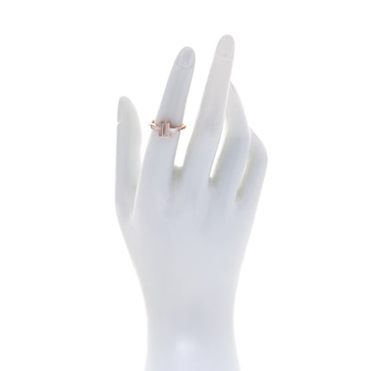 Tiffany 18K Rose Gold Mother of Pearl T Wire Ring 52 6 2 of 5