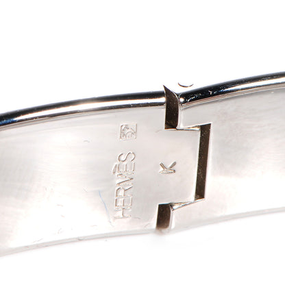 Hermes Enamel Narrow Clic Clac H Bracelet PM Rose Dragee 4 of 5