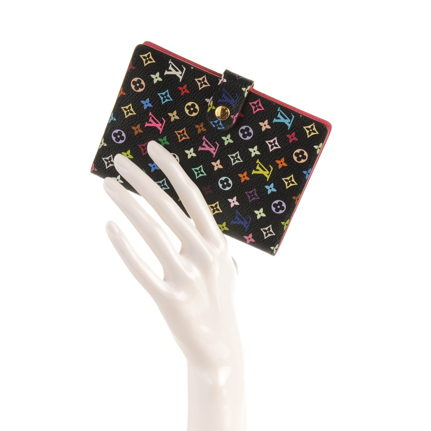 Monogram Multicolor Small Ring Agenda Cover Black Grenade