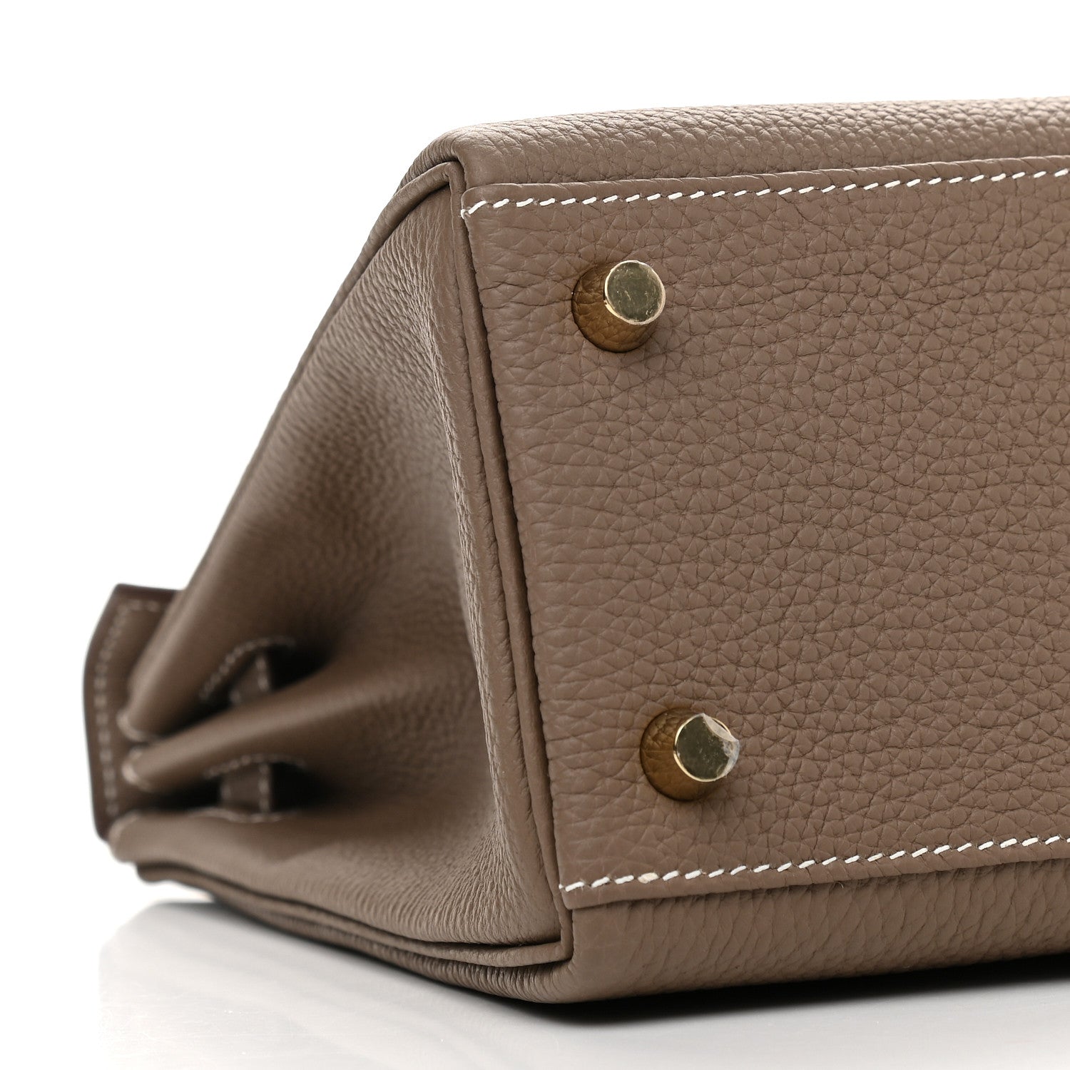 Hermes Togo Kelly Retourne 25 Etoupe 7 of 10