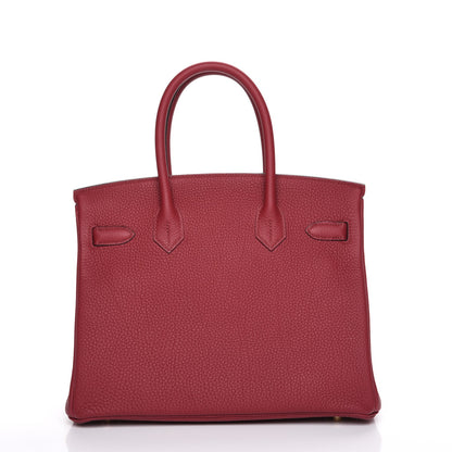 Hermes Togo Birkin 30 Rouge Grenat 4 of 26