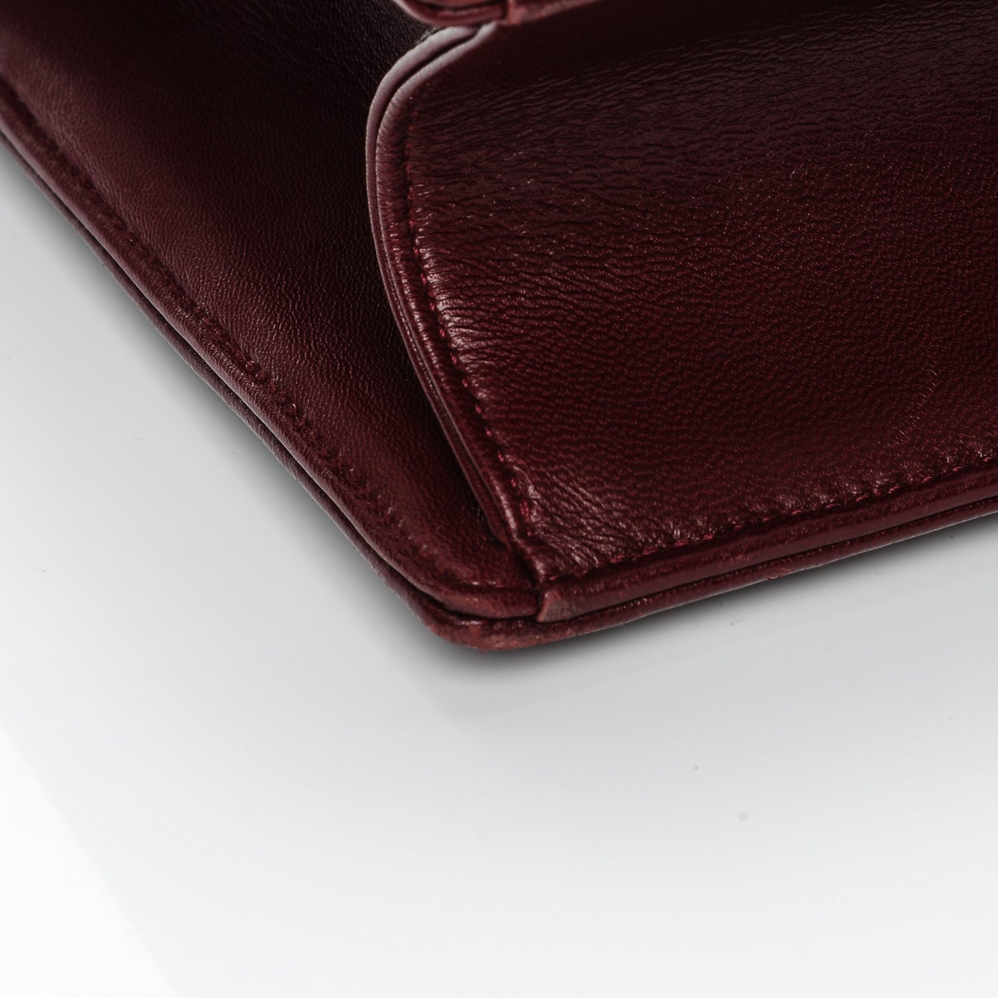 Lambskin Sequin Medium Diorama Flap Bag Plum