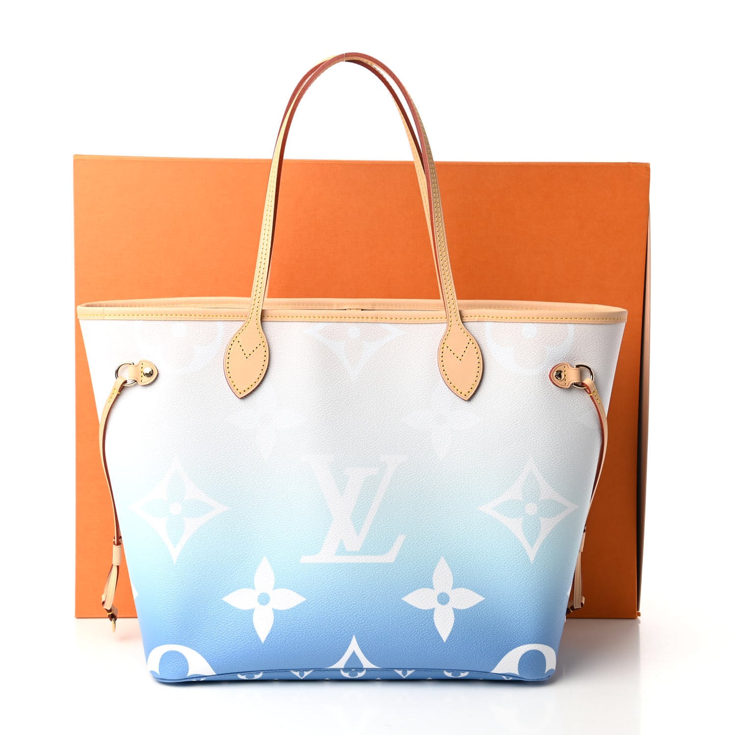 Monogram Giant By The Pool Neverfull MM Blue