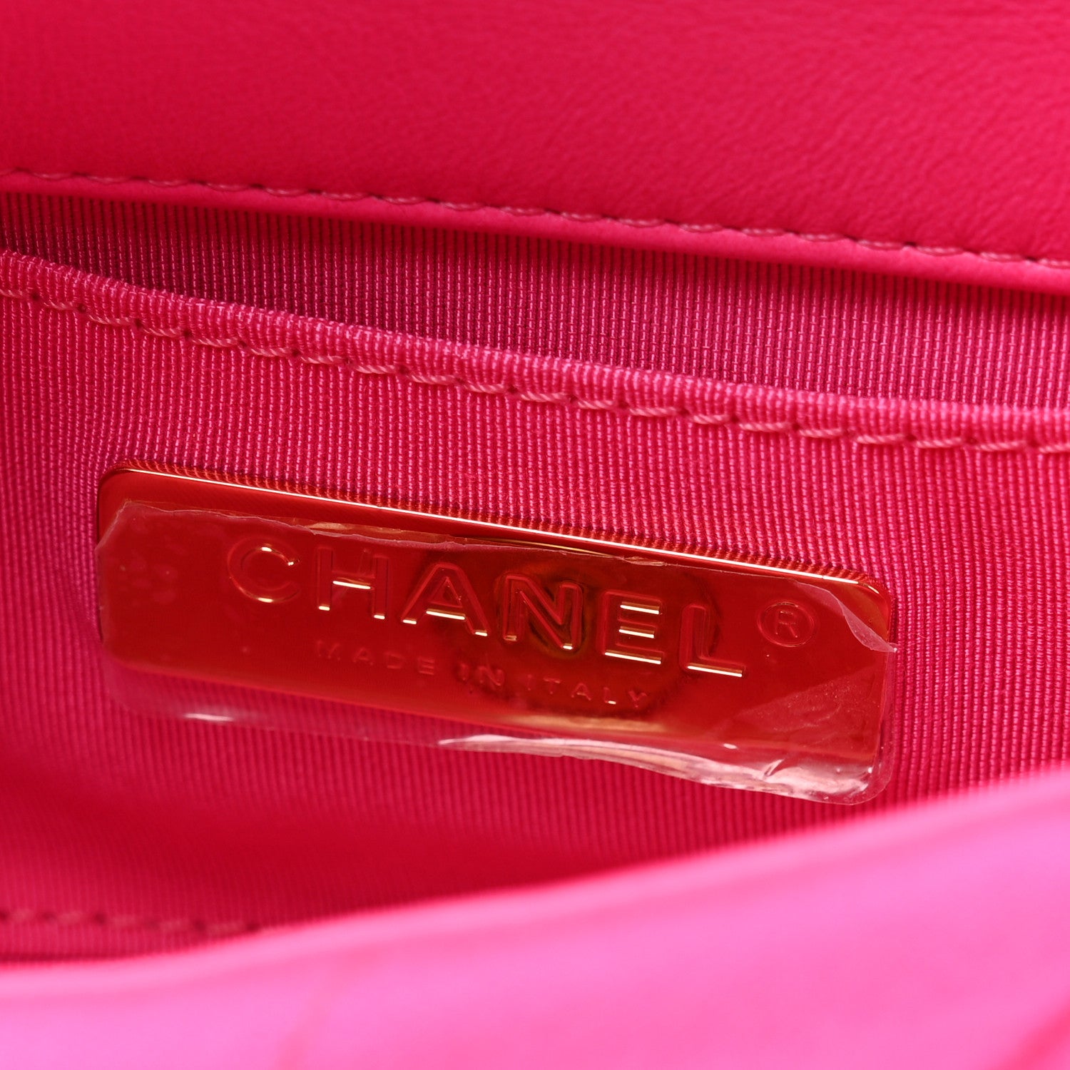 Chanel Jersey Quilted Chanel 19 Waist Bag Pink 6 of 10