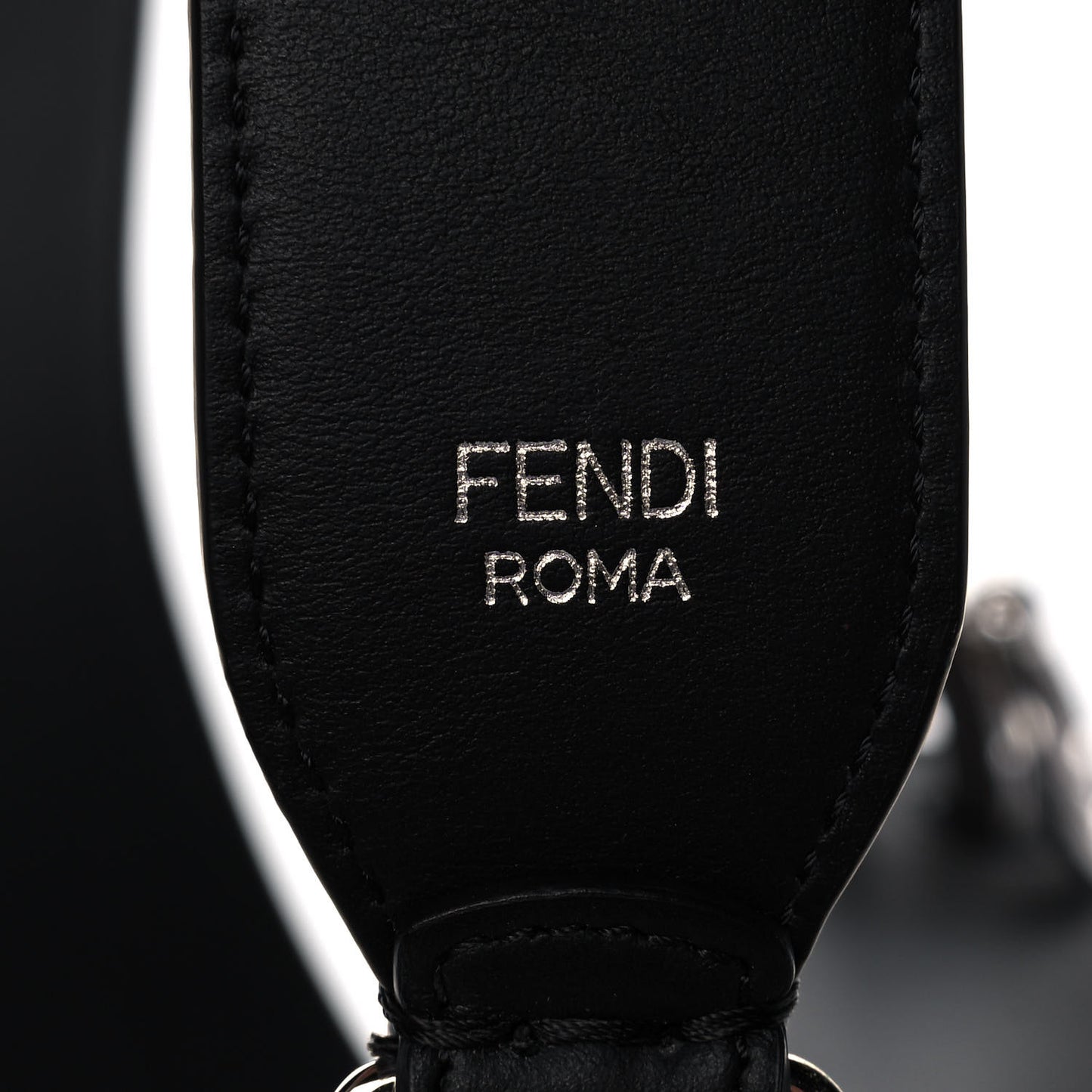 Vitello Century Opaco F is Fendi Kan I Shoulder Bag Black