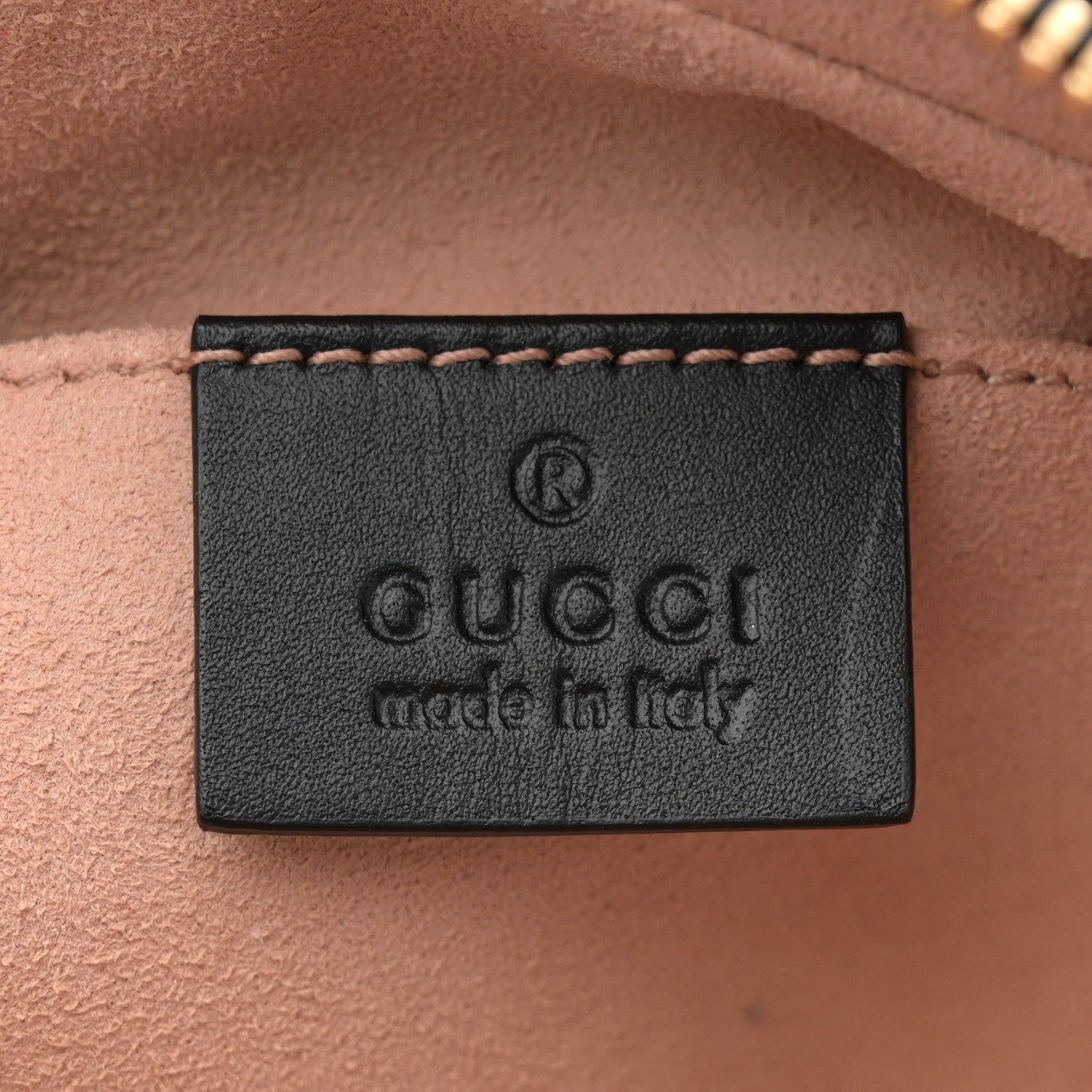 Gucci Suede Small Ophidia Belt Bag 95 38 Hibiscus Red 6 of 10