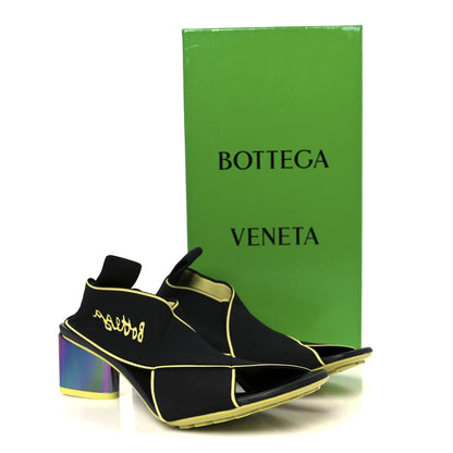 Bottega Veneta Nylon Stretch Flex Sandal  38 Black 9 of 9