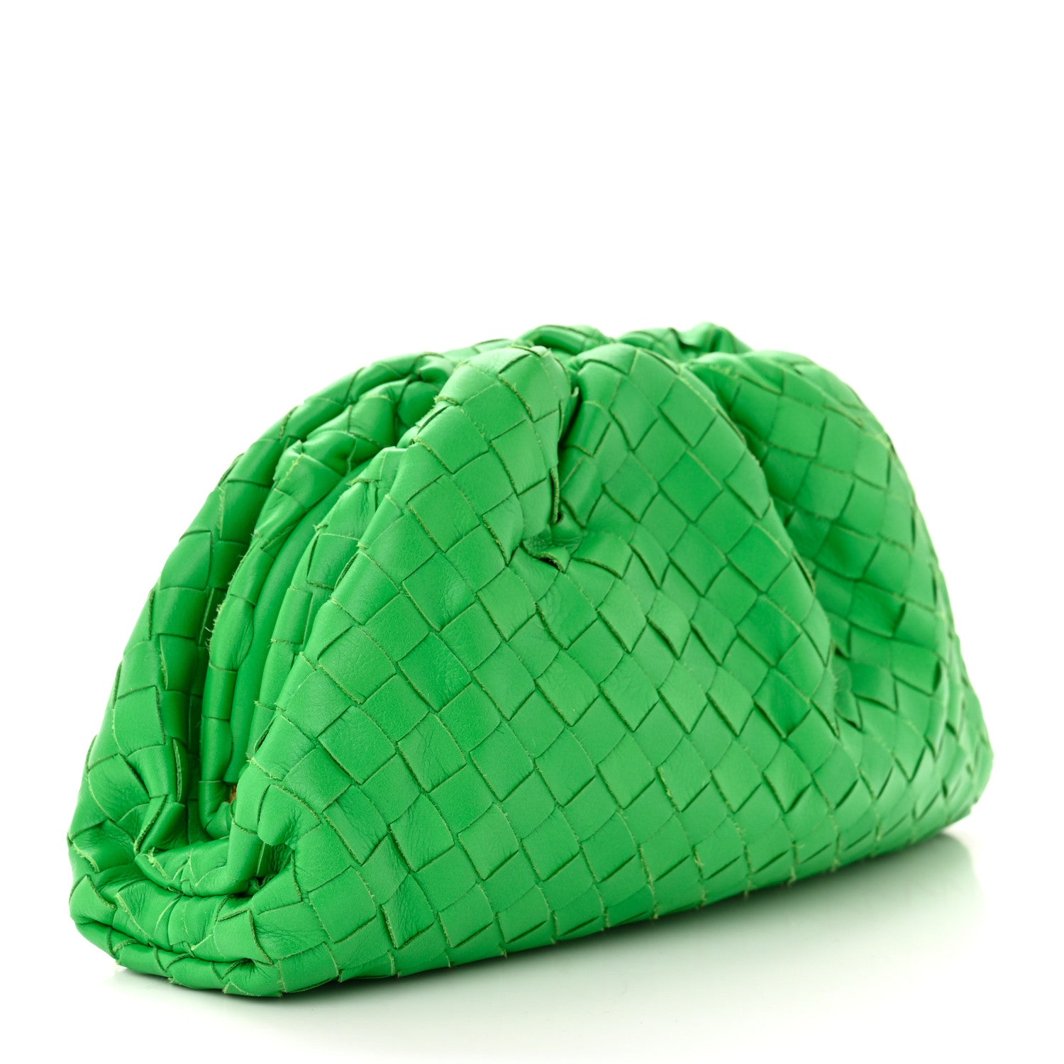 Bottega Veneta Nappa Intrecciato The Mini Pouch Clutch Parakeet 3 of 11