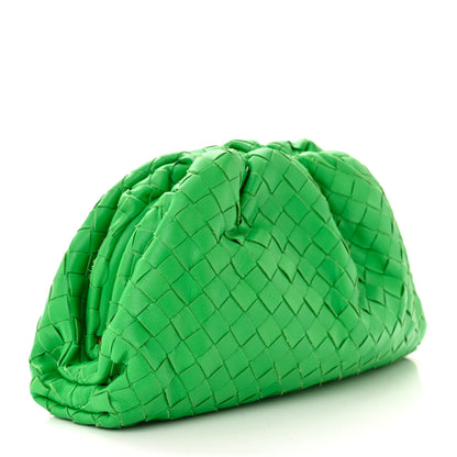 Bottega Veneta Nappa Intrecciato The Mini Pouch Clutch Parakeet 3 of 11
