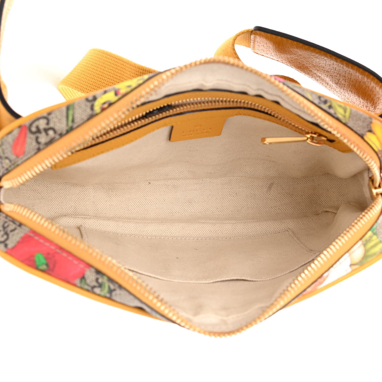 Gucci GG Supreme Monogram Flora Medium Ophidia Belt Bag Beige Multicolor Crop 5 of 11