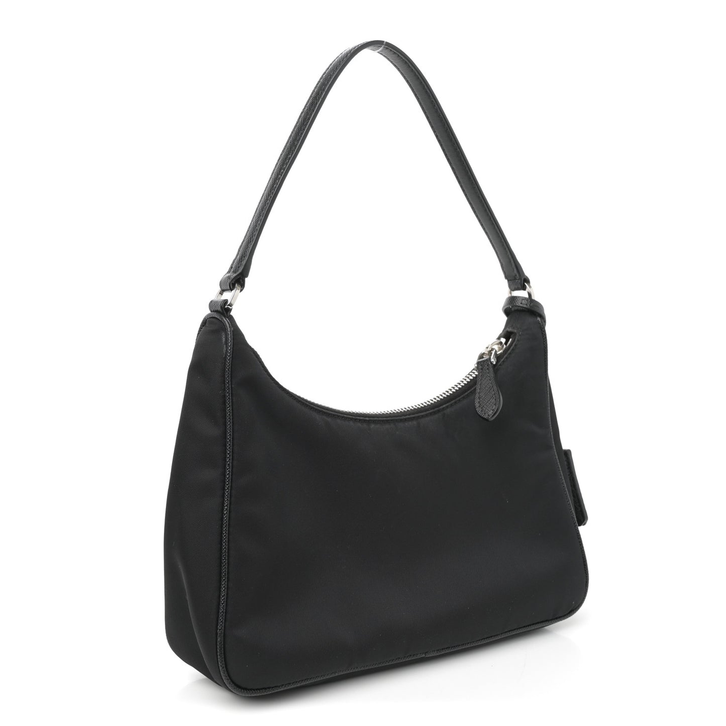 Tessuto Nylon Saffiano Mini Re-Edition 2005 Bag Black