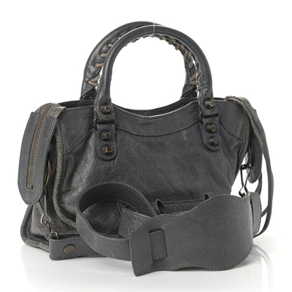 Balenciaga Agneau Classic Hardware Mini City Gris Tarmac 3 of 12
