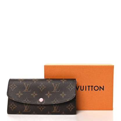 Louis Vuitton Monogram Emilie Wallet Rose Ballerine 7 of 7