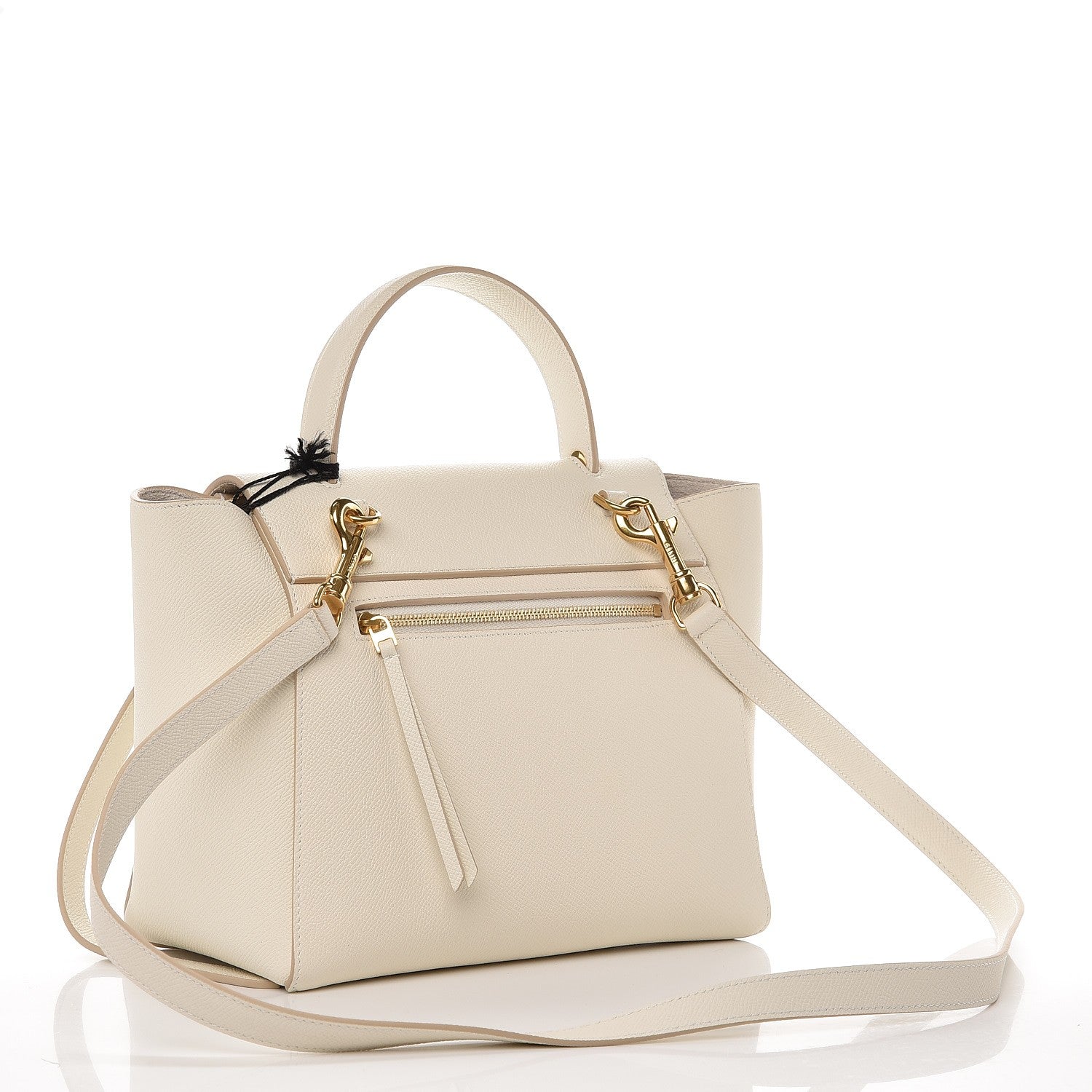 Celine Grained Calfskin Micro Belt Bag White 4 of 8