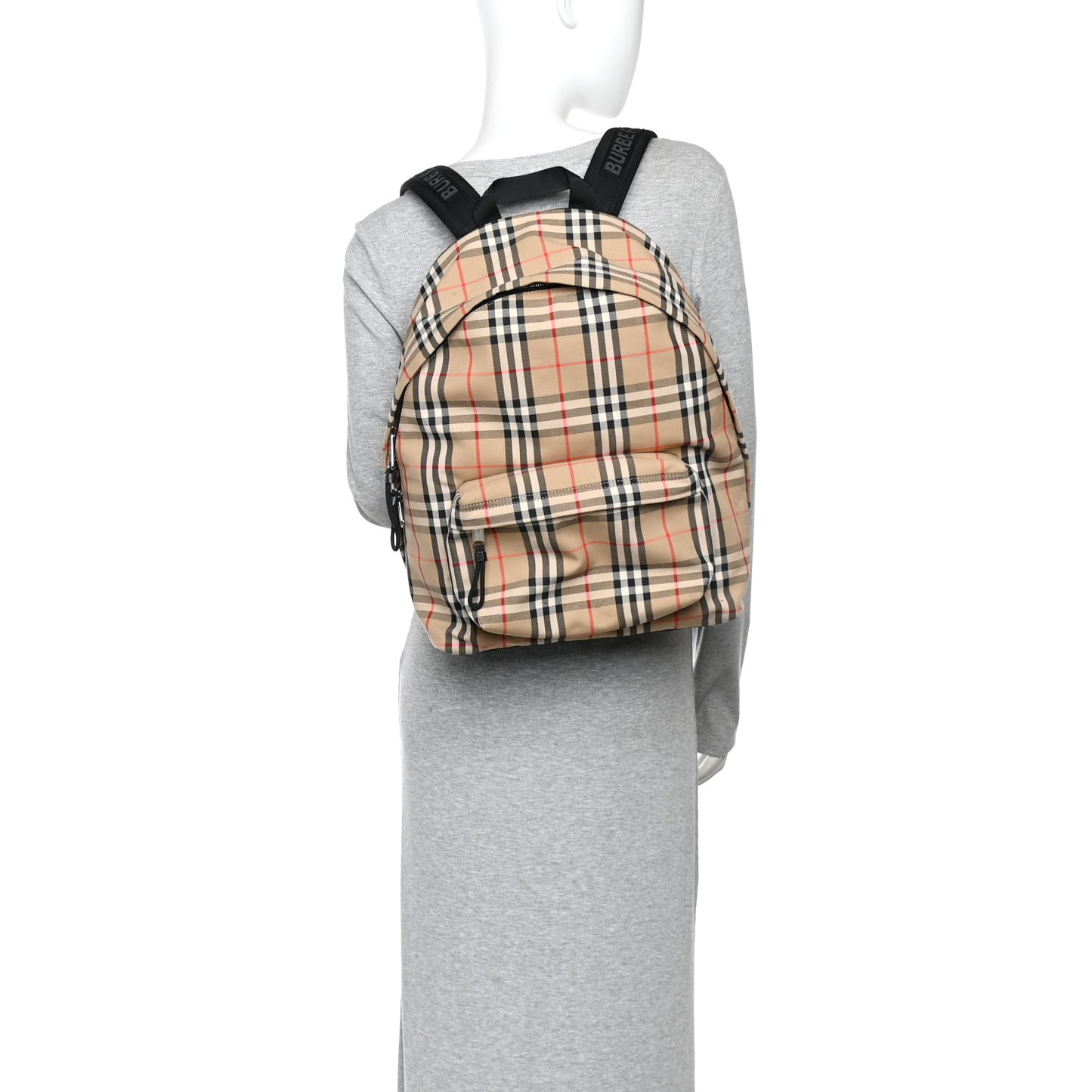 Vintage Check Jett Backpack Archive Beige