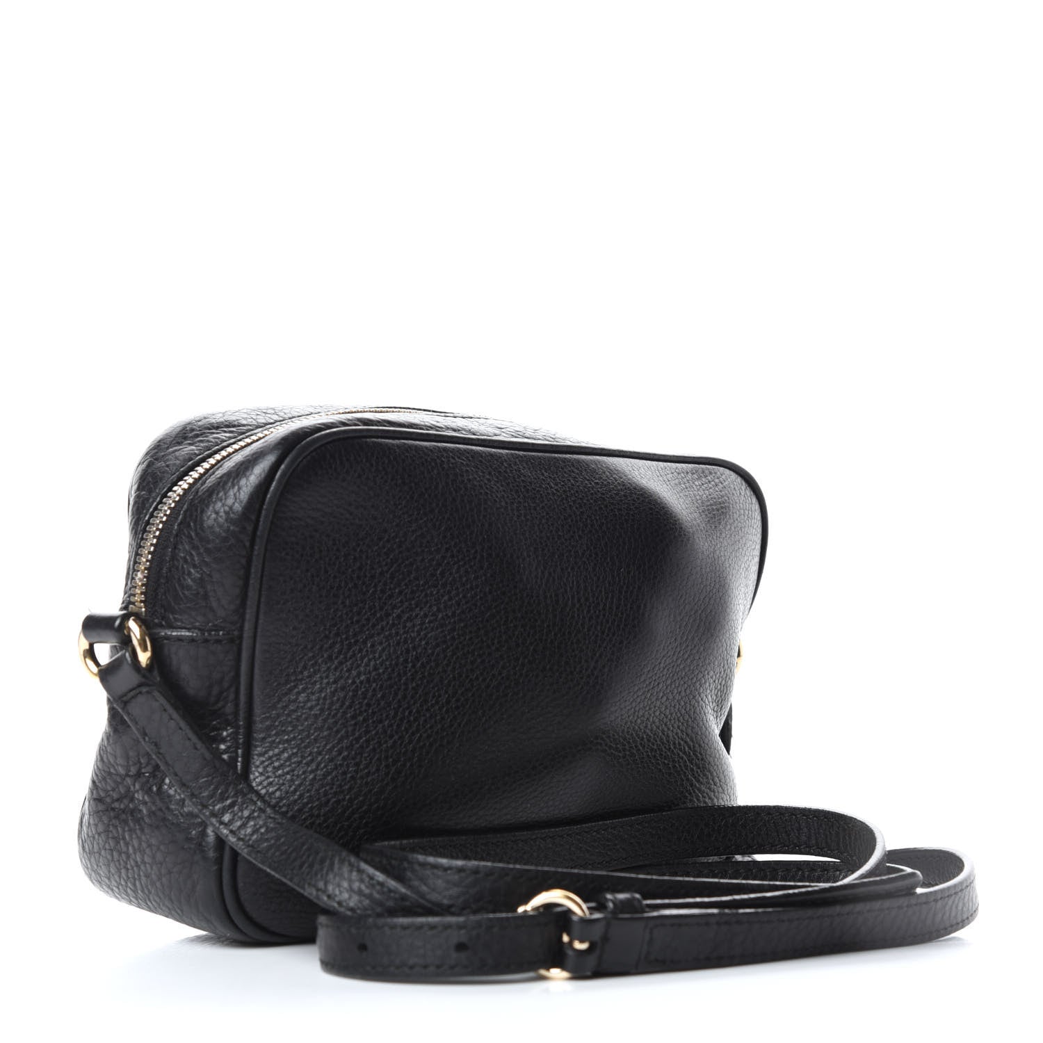 Gucci Pebbled Calfskin Small Soho Disco Bag Black 3 of 10