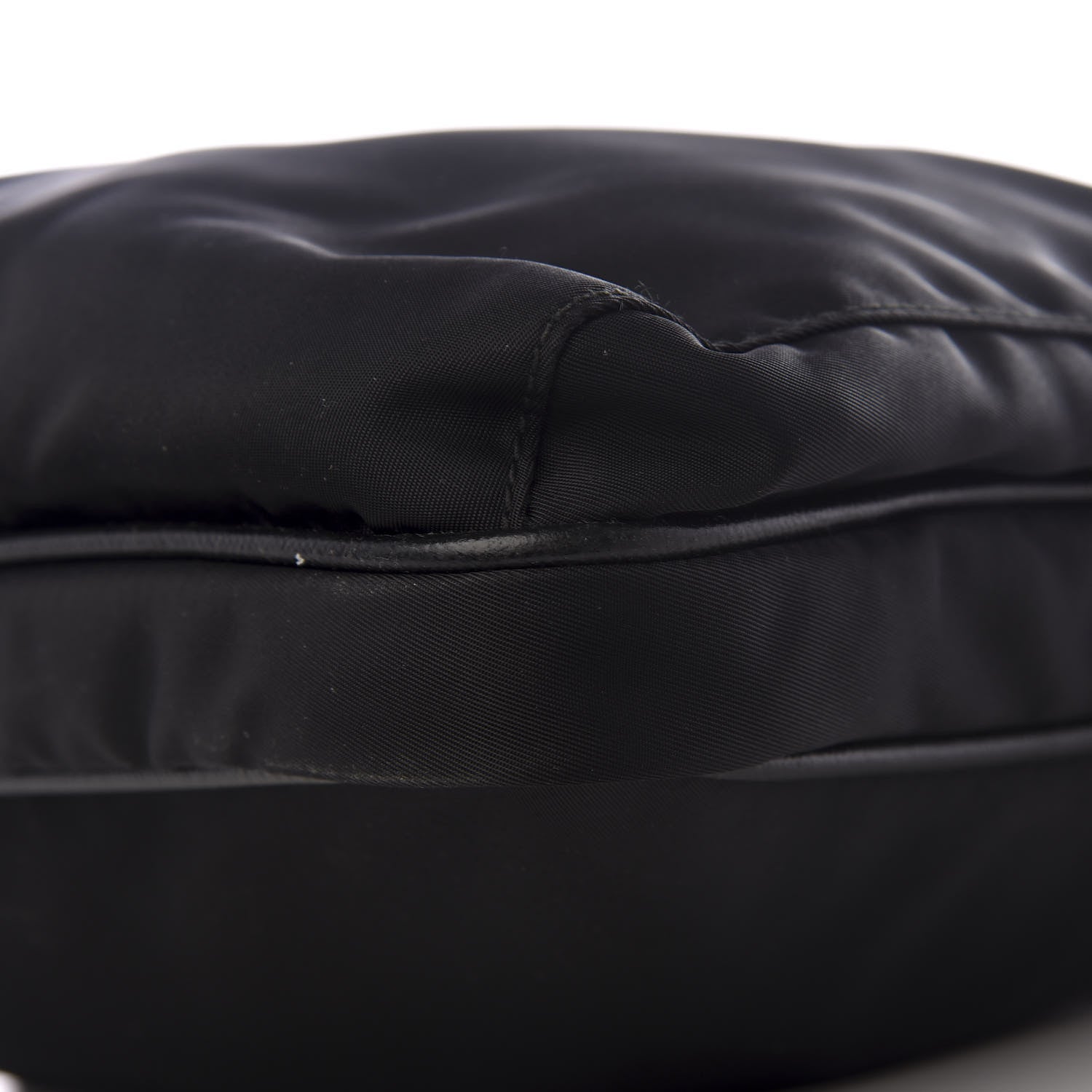 Prada Nylon Flat Messenger Bag Black 6 of 8