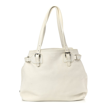 Prada Vitello Daino Shoulder Bag White 1 of 13