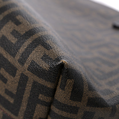 Fendi Zucca Spalmati Small Roll Tote Tobacco Moro 11 of 13