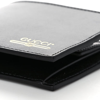 Gucci Plutone Calfskin Logo Bi-Fold Wallet Black 8 of 12