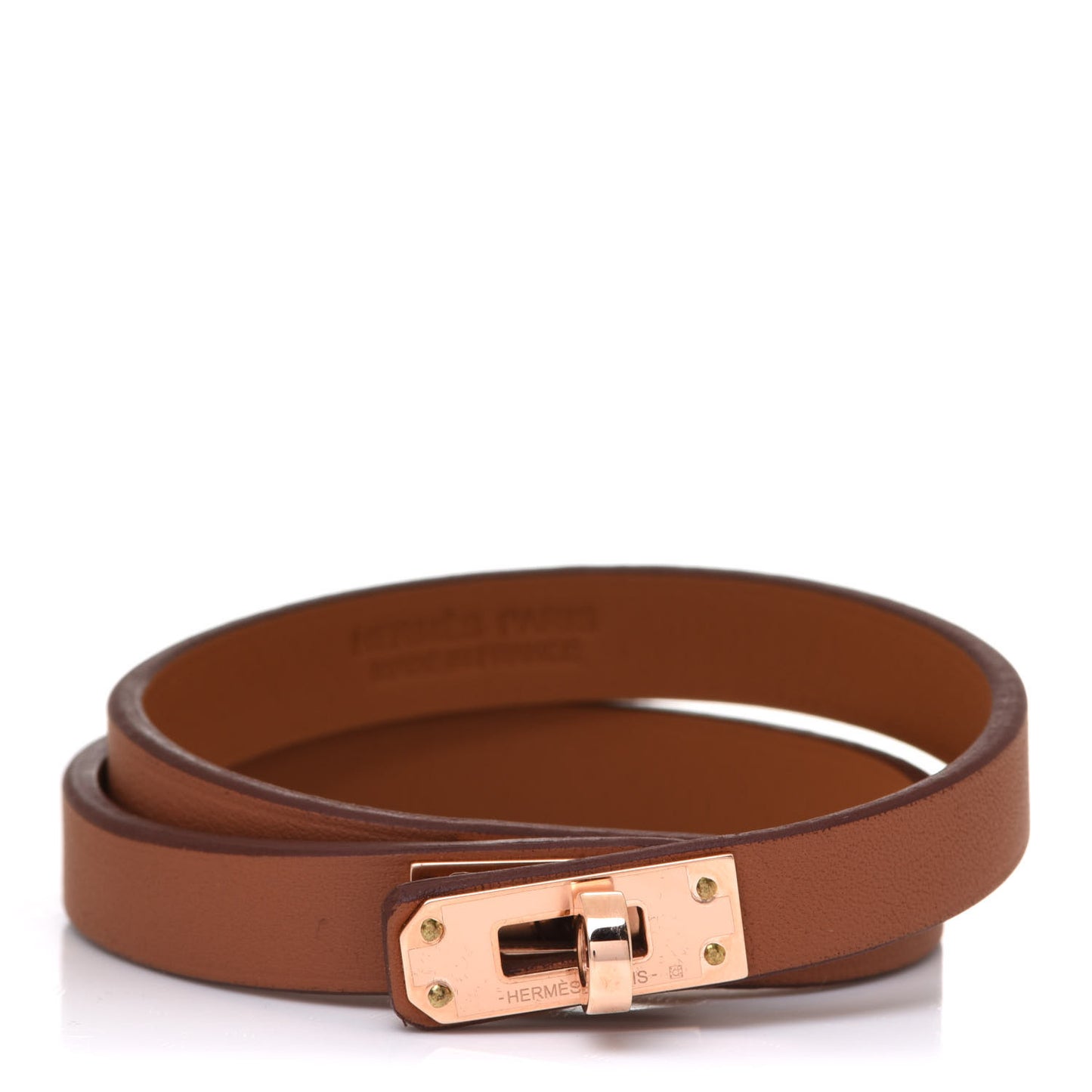 Swift Mini Kelly Double Tour Bracelet T3 Gold