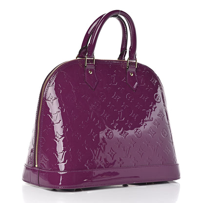 Louis Vuitton Vernis Alma MM Amethyste 3 of 14