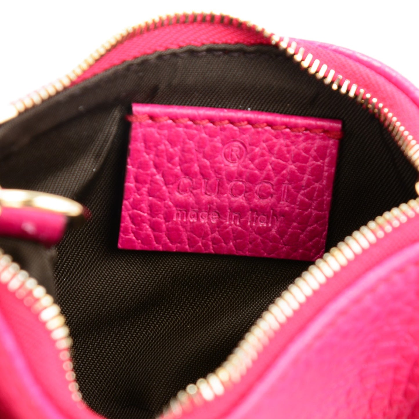 Dollar Calfskin Swing Key Case Blossom