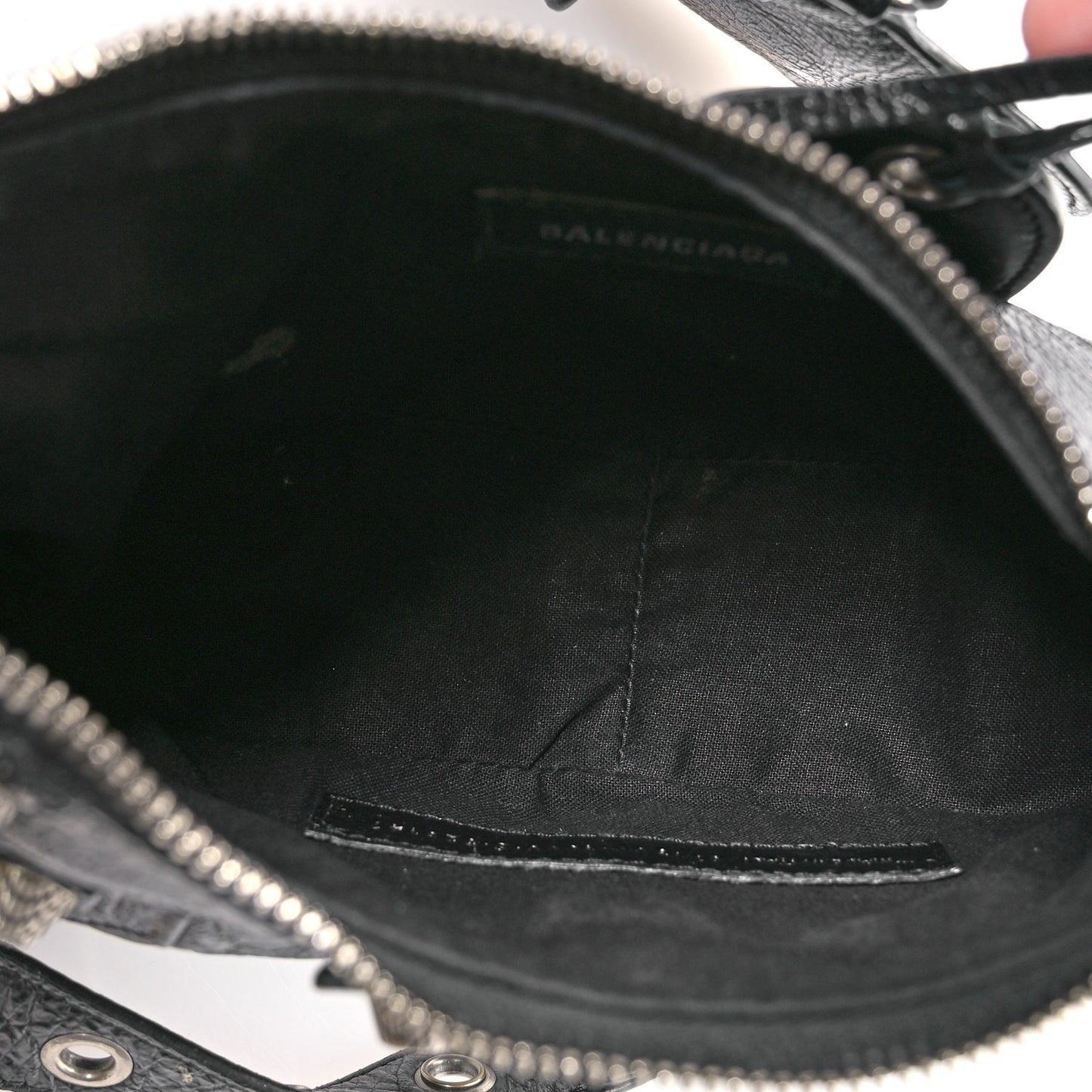 Agneau Arena Le Cagole Shoulder Bag XS Black