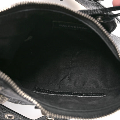 Balenciaga Agneau Arena Le Cagole Shoulder Bag XS Black 6 of 16