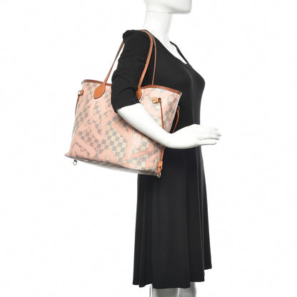 Louis Vuitton Damier Azur Tahitienne Neverfull MM 2 of 18