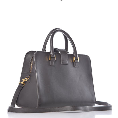 Saint Laurent Calfskin Small Monogram Cabas Grey 3 of 11