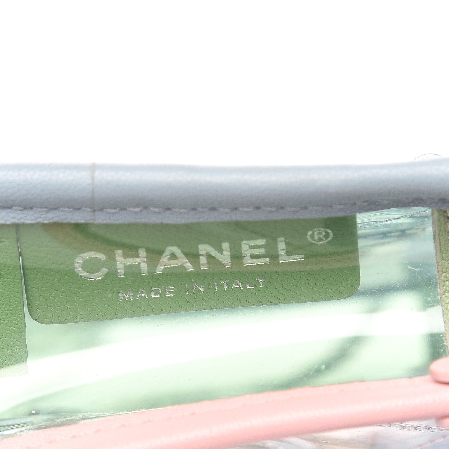 Chanel Lambskin PVC Quilted Mini Coco Splash Flap Blue Green 5 of 8