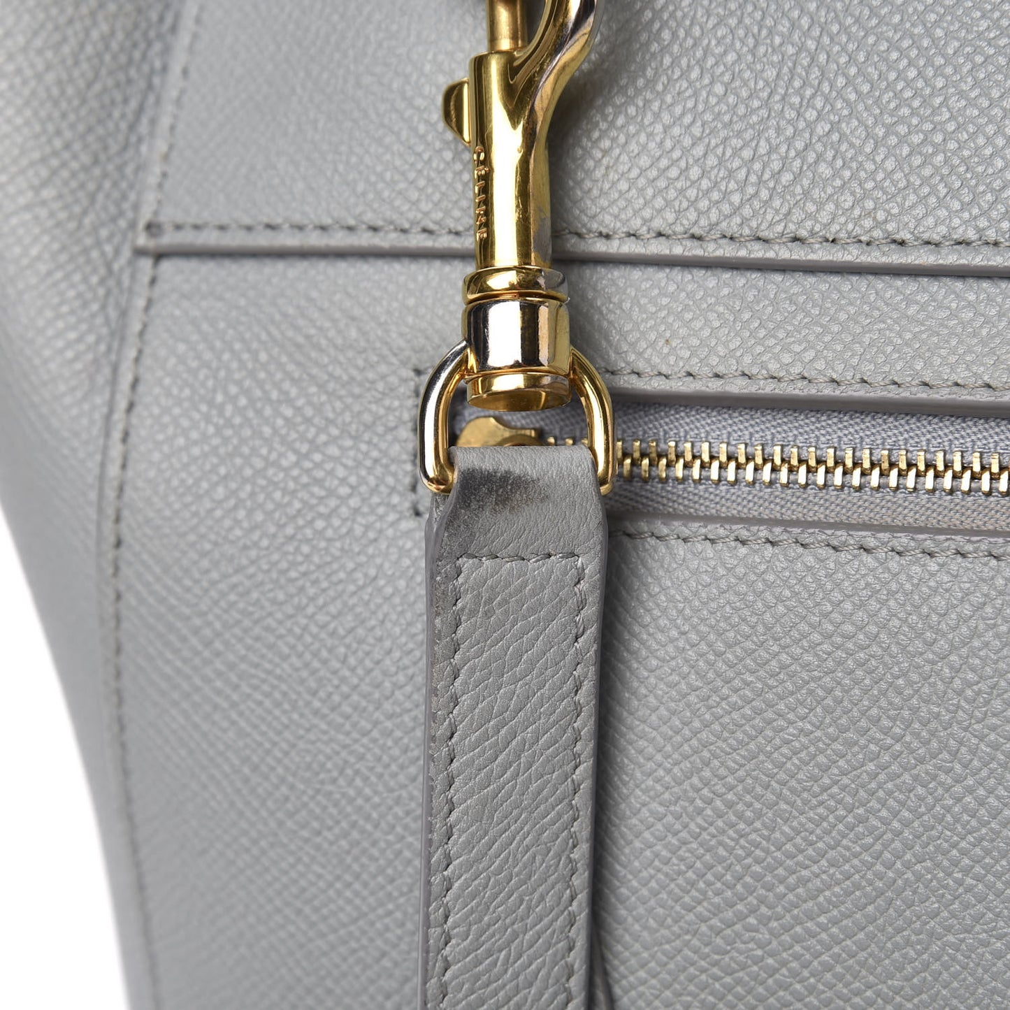 Grained Calfskin Mini Belt Bag Cloud