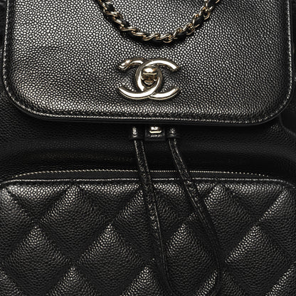 Chanel Caviar Quilted Business Affinity Backpack Black 8 of 10