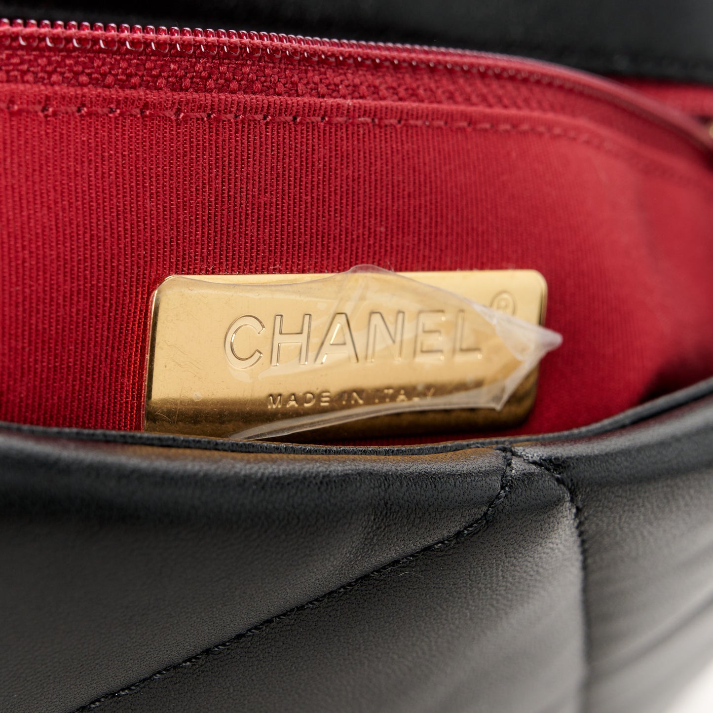 Lambskin Quilted Large Chanel 19 Flap Black