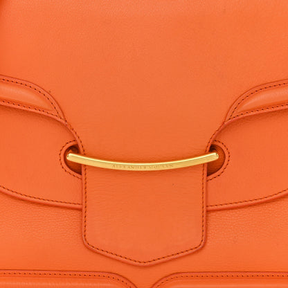 Alexander McQueen Calfskin Heroine Chain Satchel Orange 10 of 16