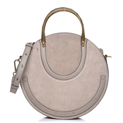 Chloe Calfskin Suede Medium Pixie Bag Motty Grey 1 of 10