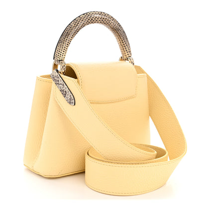 Louis Vuitton Taurillon Snakeskin Mini Capucines Banane 3 of 13