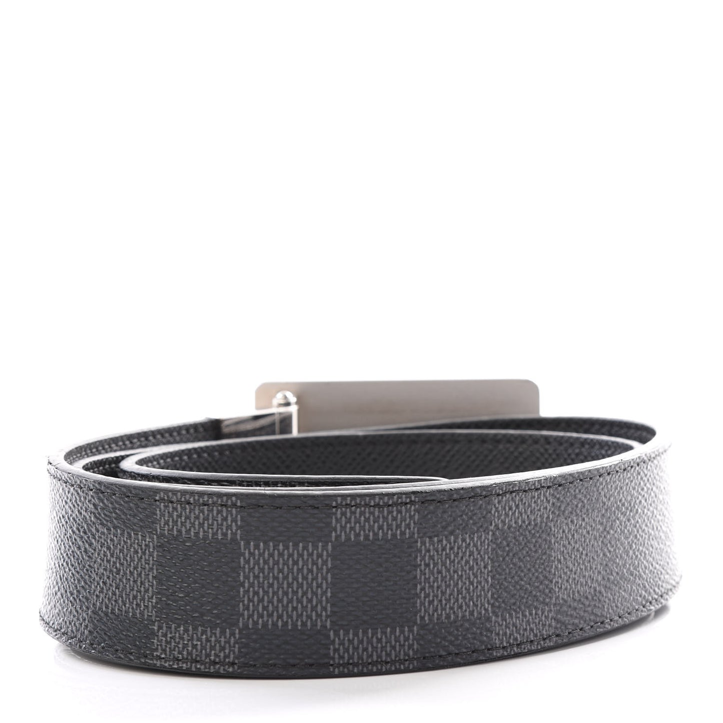 Damier Graphite 85mm LV Inventeur Reversible Belt 85 34