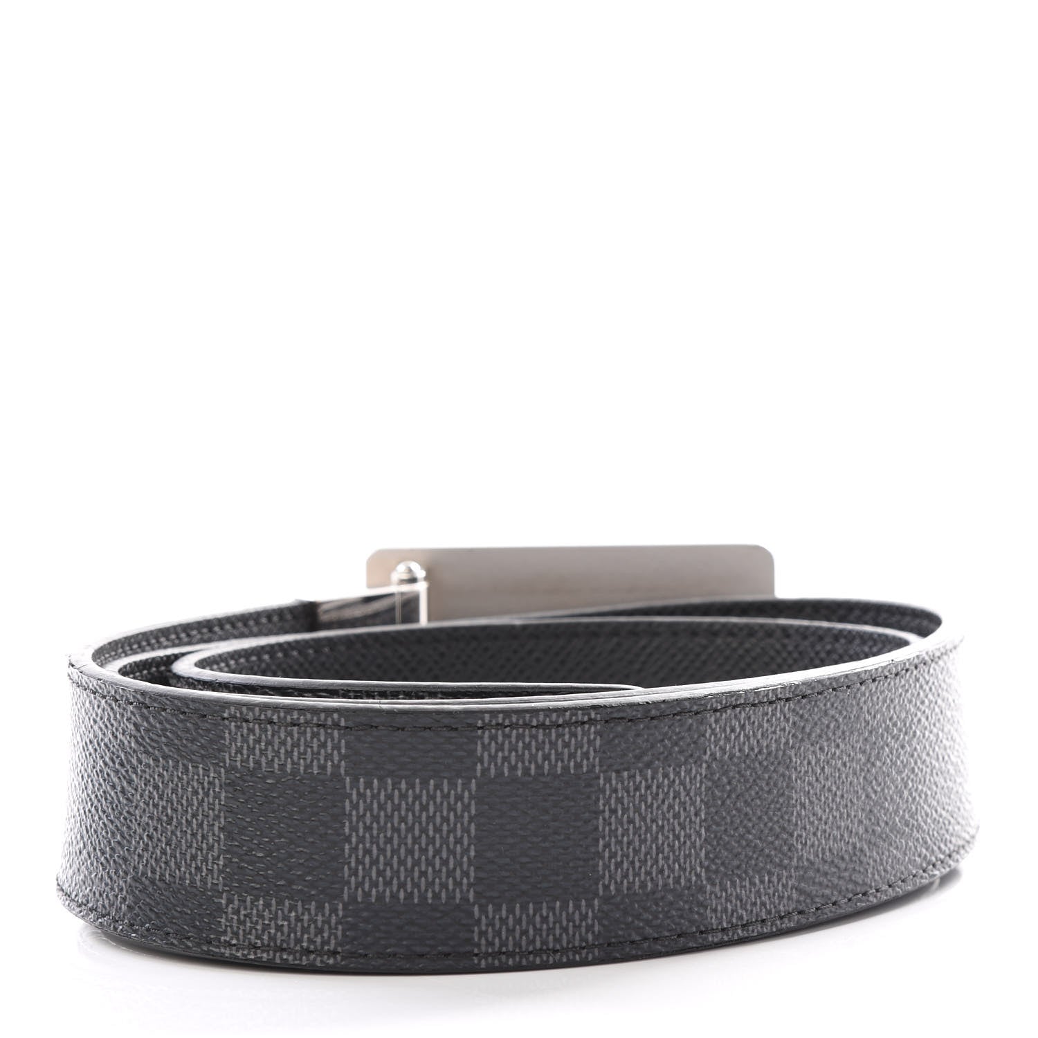 Louis Vuitton Damier Graphite 85mm LV Inventeur Reversible Belt 85 34 2 of 5