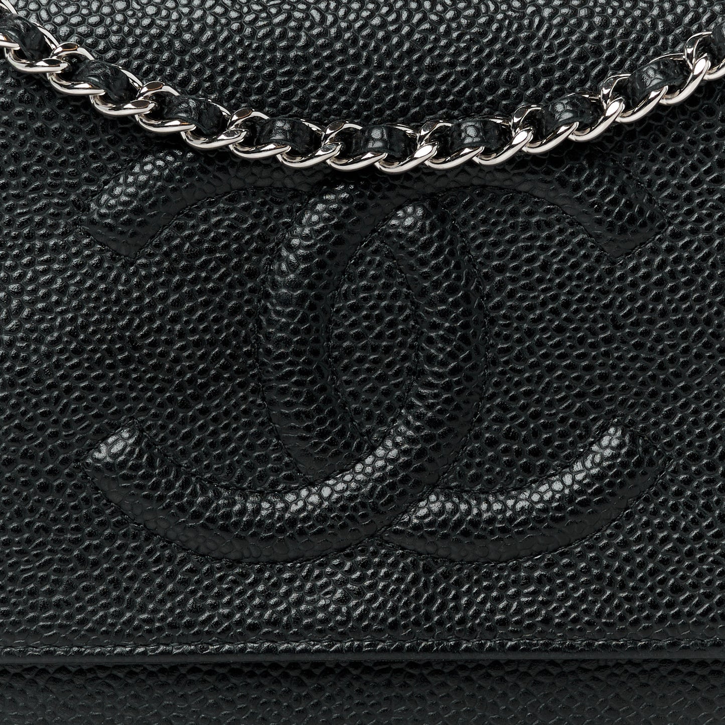 Caviar Timeless CC Wallet on Chain WOC Black