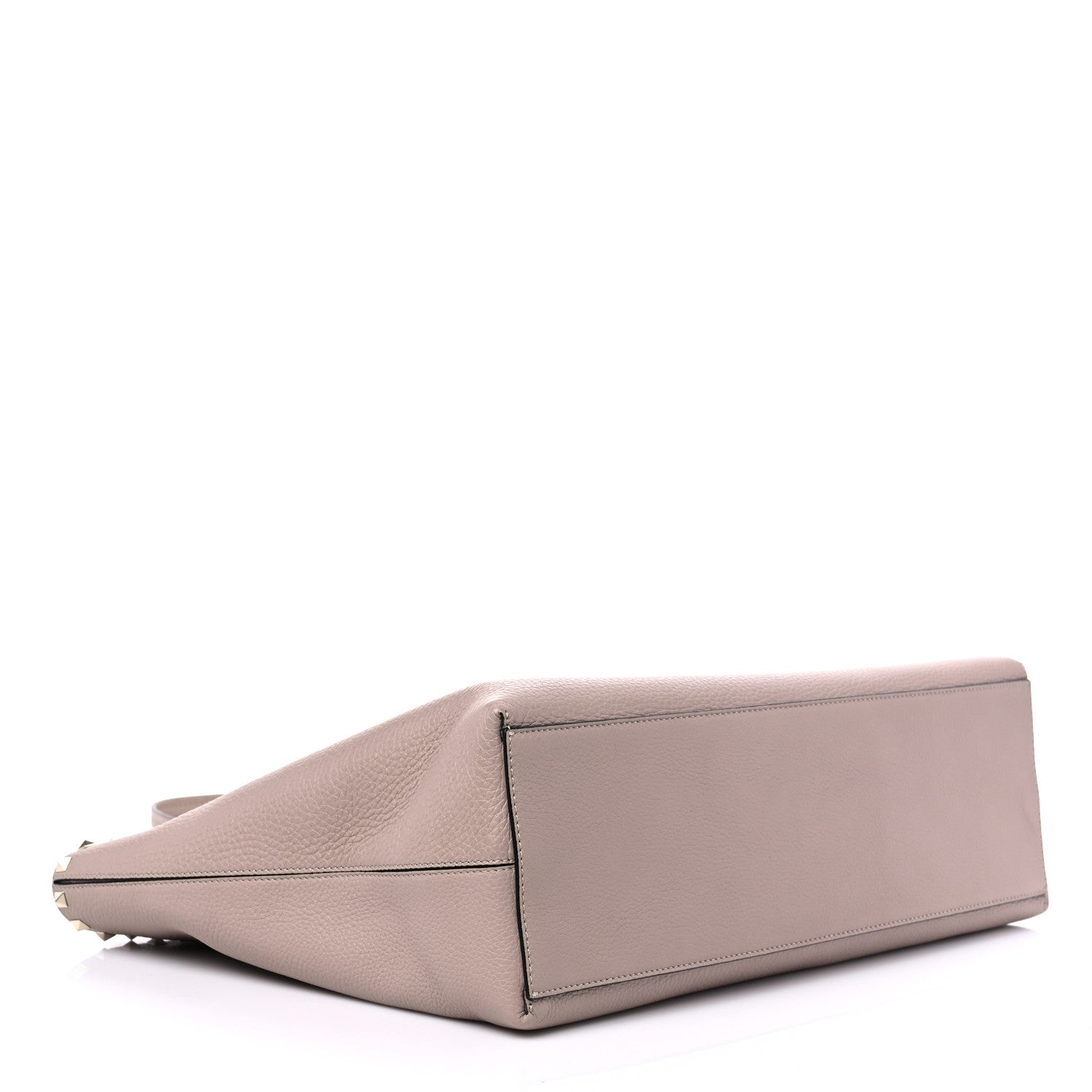 Valentino Garavani Grained Calfskin Rockstud Shoulder Tote Poudre 4 of 8