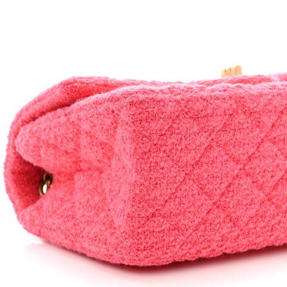 Chanel Tweed Quilted 2.55 Reissue Mini Flap Pink 9 of 10