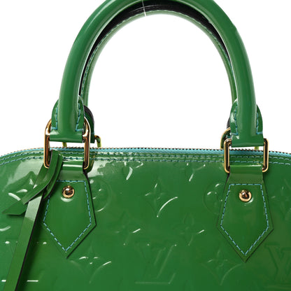 Louis Vuitton Vernis Alma PM Blue Lagon 7 of 9