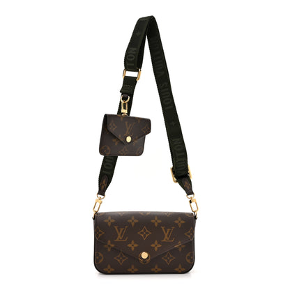 Louis Vuitton Monogram Felicie Strap & Go Kaki 1 of 10