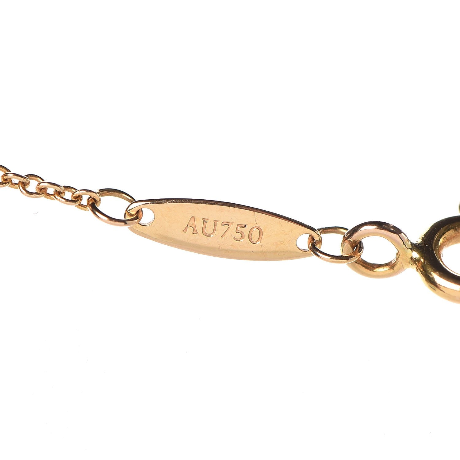 Tiffany 18K Yellow Gold Diamond .19ct Elsa Peretti Diamonds by the Yard Pendant Necklace 7 of 9