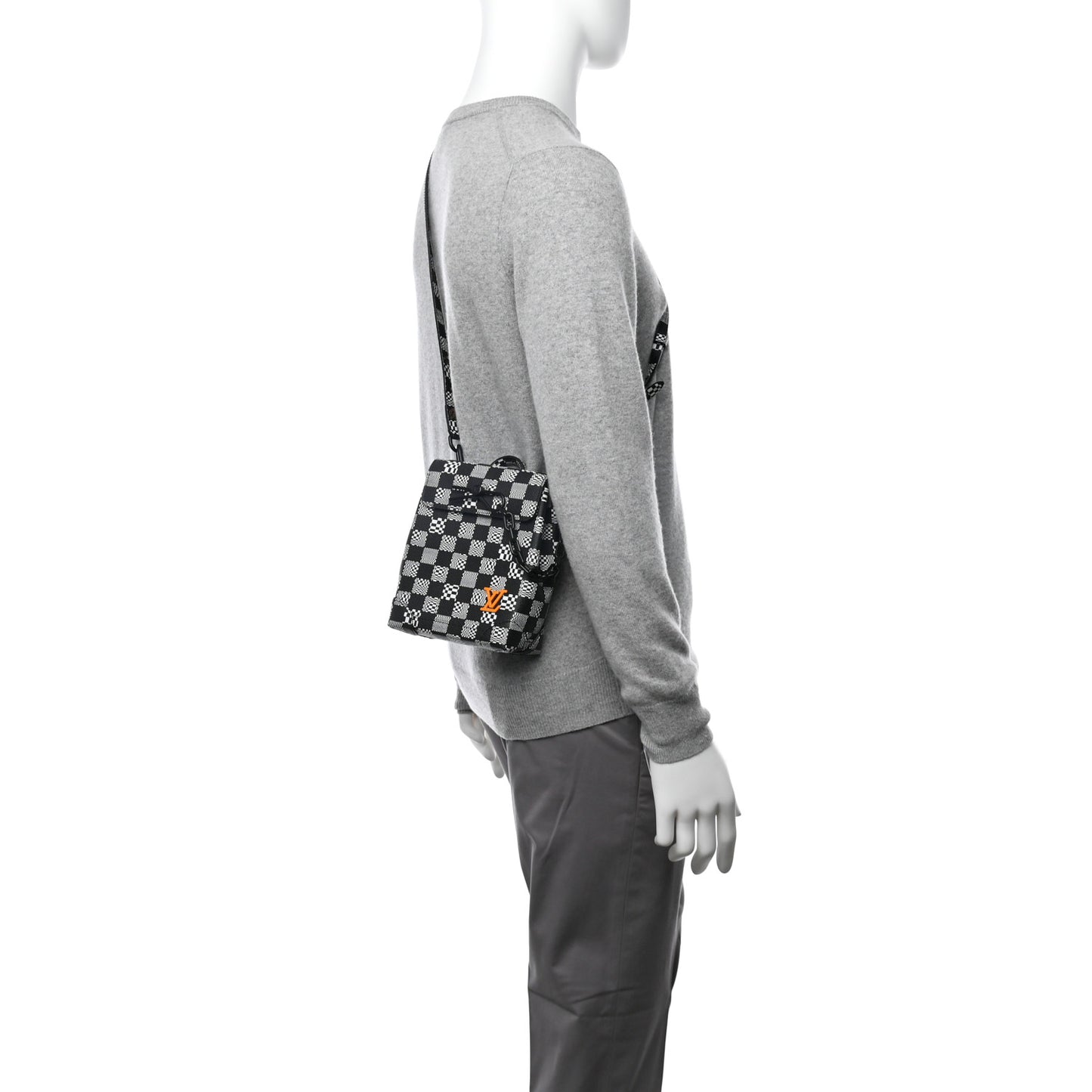 Damier Distorted Steamer XS